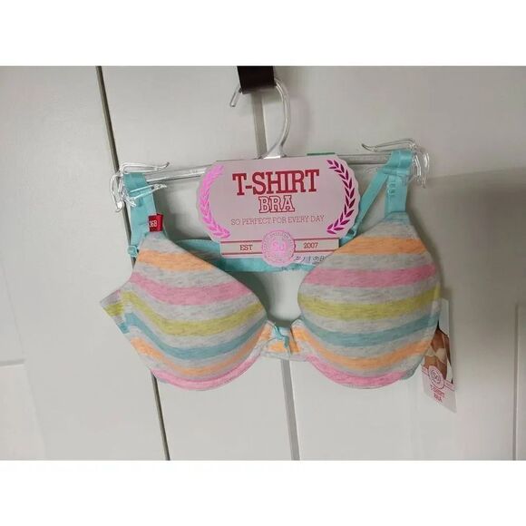 SO T-Shirt Bra 36B Multi-color - Picture 1 of 5